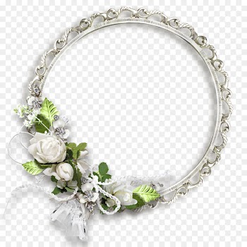 Flower Picture frame Clip art - Floral Round Frame PNG Transparent Picture 