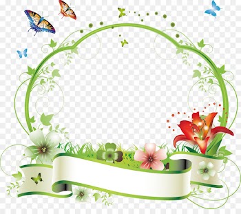 Flower Picture frame Floral design Clip art - Summer fresh plant vector border 