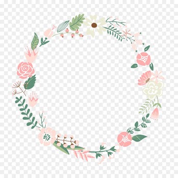Flower Picture frame Wreath Clip art - Floral Frame Transparent PNG 