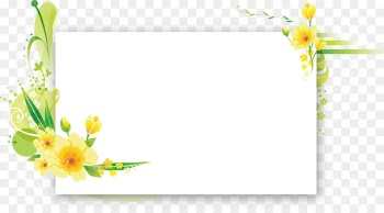 Flower Picture Frames Floral design Birthday Text - flower frame 