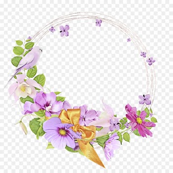 Flower, Picture Frames, Flower Frame, Violet, Purple PNG
