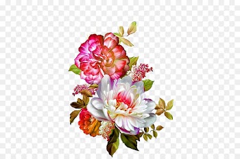 Flower Pictures Watercolor: Flowers Flower Illustration Floral design - textil border 