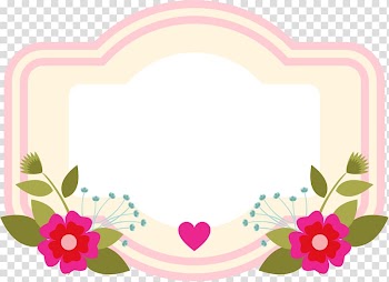 Flower Pin Text box, cupcake frame transparent background PNG clipart