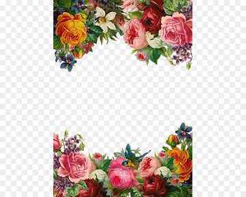 Flower Pixabay Clip art - Beautiful flowers border 