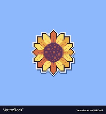 flower pixel art for game