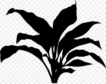 Flower Plant stem Leaf Clip art Silhouette -  
