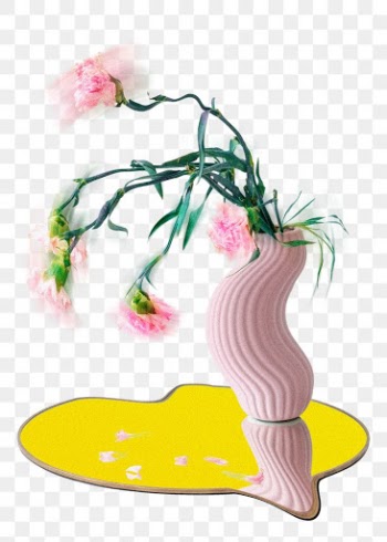 Flower PNG sticker, pastel pink carnation in… | Free stock illustration | High Resolution graphic
