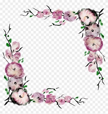 Flower Purple Best Borders Euclidean Vector - Borders Png