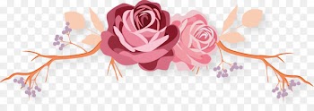 Flower Rose Logo Crown - Valentines Day flower decoration 