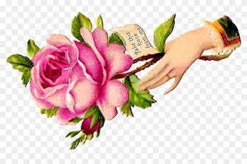 Flower Rose Pink Floral Craft Supply Digital Download - Rose