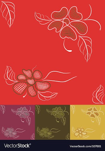 Flower seamless vector image