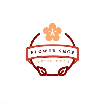 Flower shop logo design vector | Free stock vector - 472161