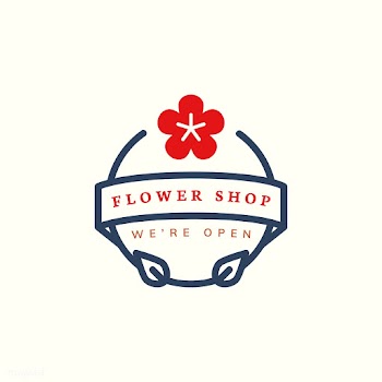 Flower shop logo design vector | Free stock vector - 472184