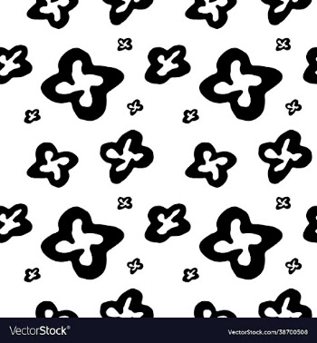 flower sketch seamless pattern for printing