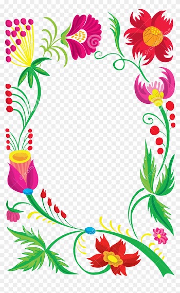 Flower Stock Photography - Beautiful Border Design