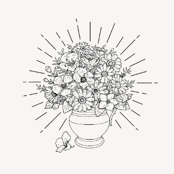 Flower vase clipart, vintage decoration | Free Vector Illustration - rawpixel