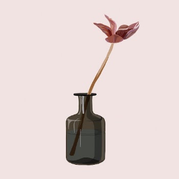 Flower vase sticker, aesthetic feminine | Free Vector Illustration - rawpixel