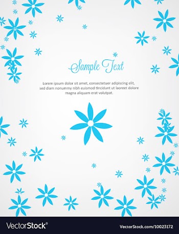 Flower vector image