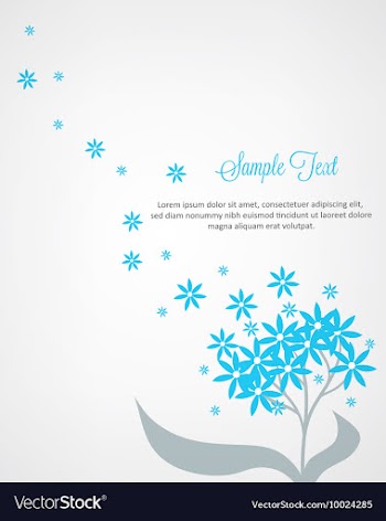 Flower vector image