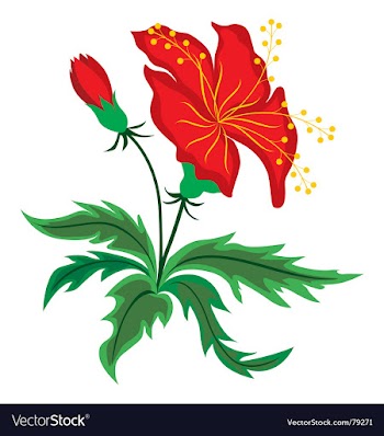 Flower vector image
