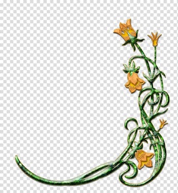 Flower Vine , abstract floral decorative transparent background PNG clipart