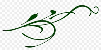 Flower Vine Clipart 13, - Green Leaf Border Clip Art