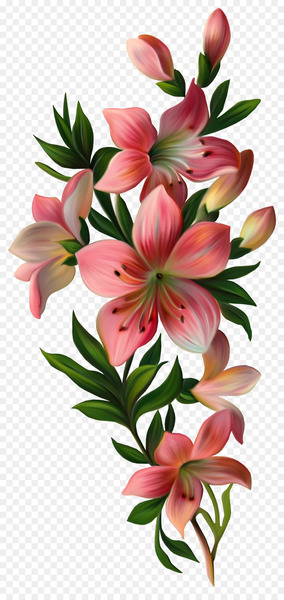 Flower Vintage clothing Clip art - lily 