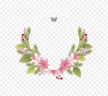 Flower Vintage clothing Picture frame Wedding invitation - Vintage floral frame label 