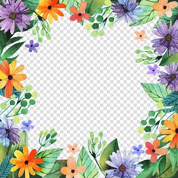 Flower Watercolor painting, Floral purple transparent background PNG clipart