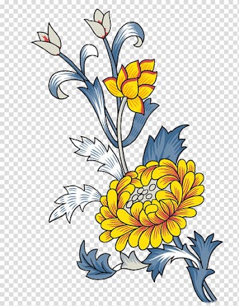 Flower Watercolor painting Ink wash painting , chrysanthemum transparent background PNG clipart