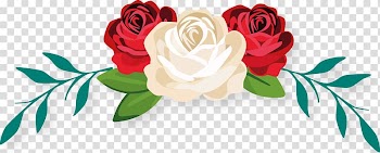 Flower Watercolor painting, Valentines Day flower decoration transparent background PNG clipart