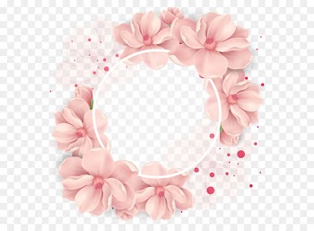 Flower Wedding Wreath Clip art - Vector cherry decoration 