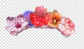 Flower Wreath Crown, flower crown transparent background PNG clipart