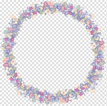 Flower Wreath , Floral wreaths transparent background PNG clipart