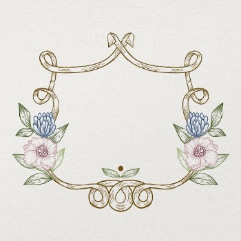 Flower wreath frame background, vintage | Free Photo Illustration - rawpixel
