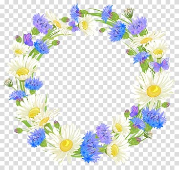 Flower Wreath Garland , wreath wedding transparent background PNG clipart