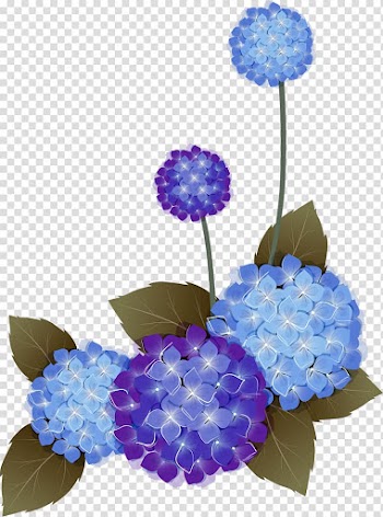 Flower Wreath, hydrangea transparent background PNG clipart