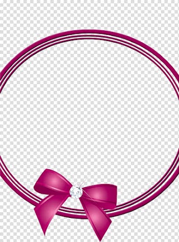 Flower Wreath Ink, Bow transparent background PNG clipart