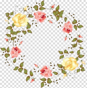 Flower Wreath Watercolor painting Floral design, flower transparent background PNG clipart