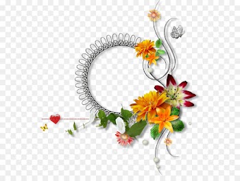 Flower Wreath - Wreath frame decorative plants 
