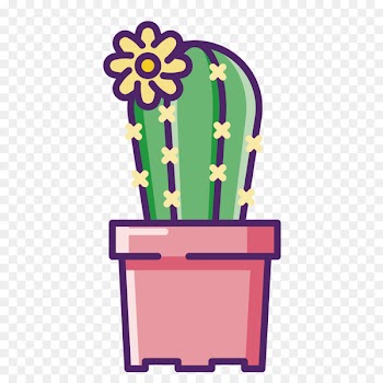 Flowerpot Clip art Penjing Cartoon Cactus - associates ecommerce 