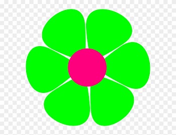 Flowerpower Clip Art At Clker - 70s Flower Clipart