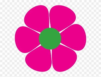Flowerpower Clip Art At Clker Com Vector Online Clipart - 60's Flower Clipart