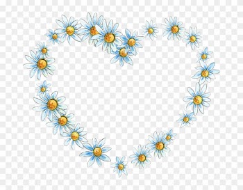 Flowers And Butterflies And Hearts 9, Buy Clip Art - Picture Frame