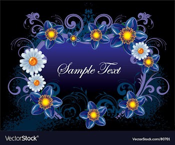 Flowers background vector image
