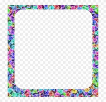 Flowers Borders Png 20, Buy Clip Art - Free Borders And Frames