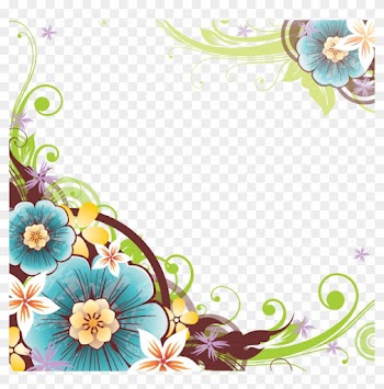 Flowers Borders Png Hd - Flower Vector Border Png