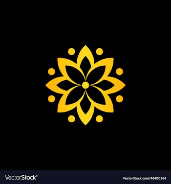flowers community logo concept design