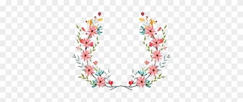 Flowers Crown Cliparts - Floral Frames