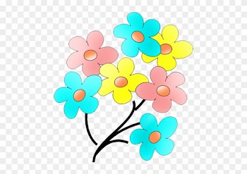 Flowers Flower Image Gallery Useful Floral Clip Art - Colorful Flowers Clipart Png